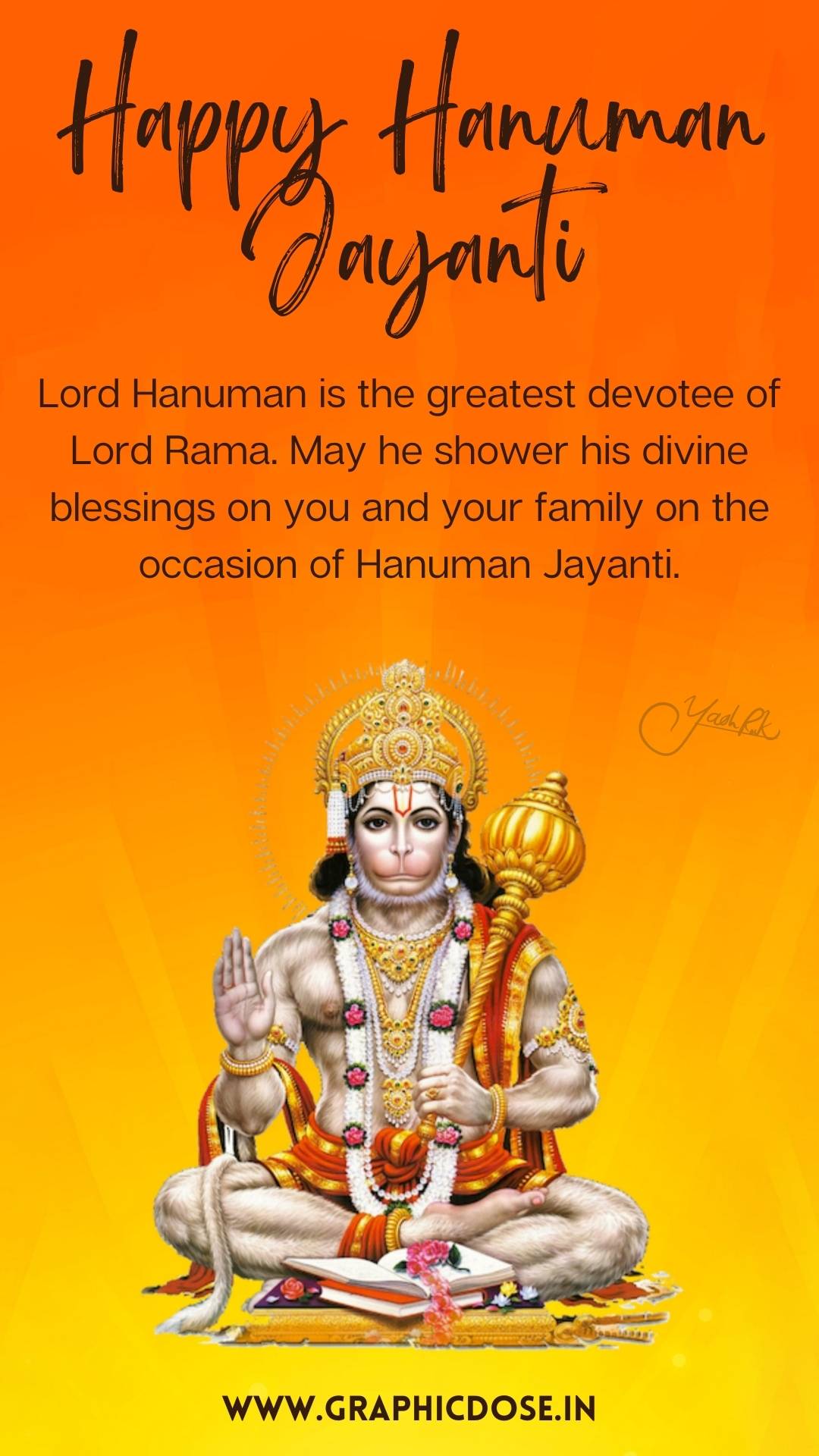 Hanuman Jayanti wishes 2023 [Quotes, Status, Images] Graphic Dose