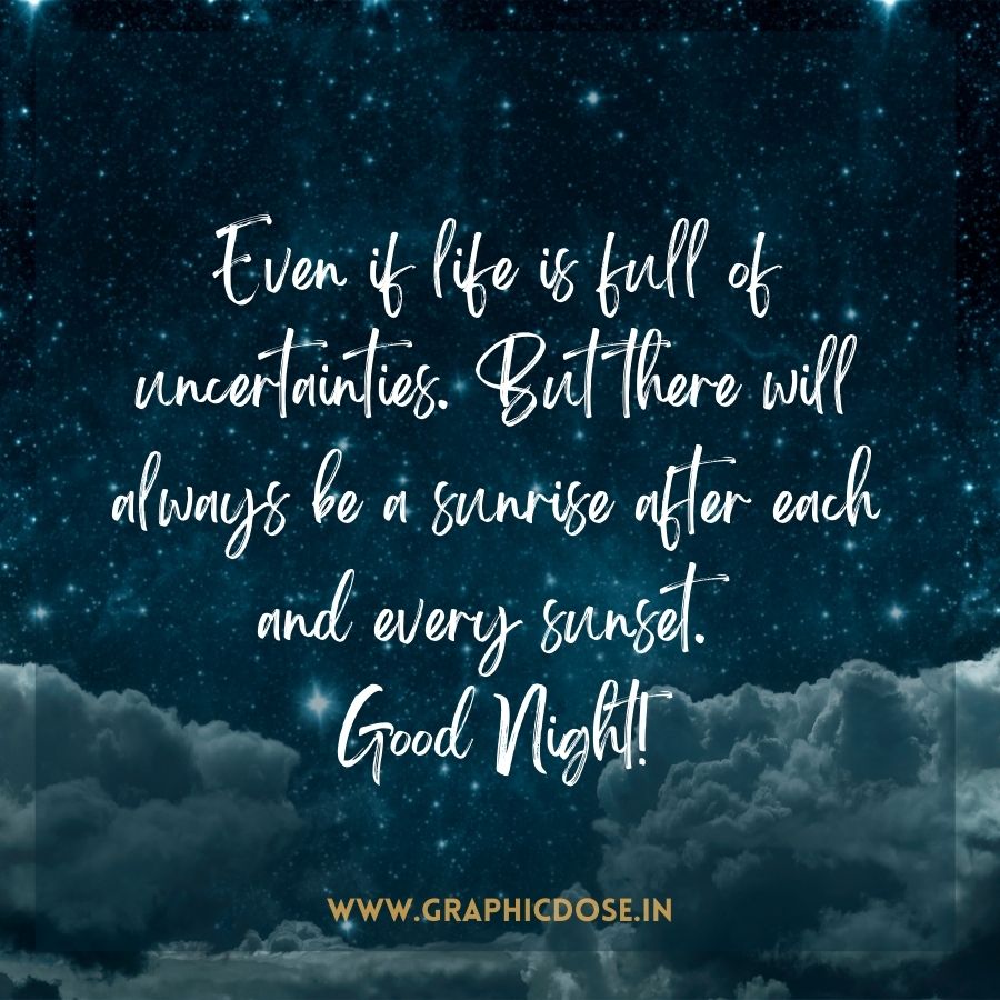 good night quotes short
