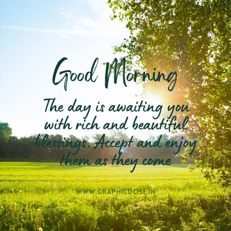 Good Morning Greetings, Quotes and Messages [100+] - Graphic Dose